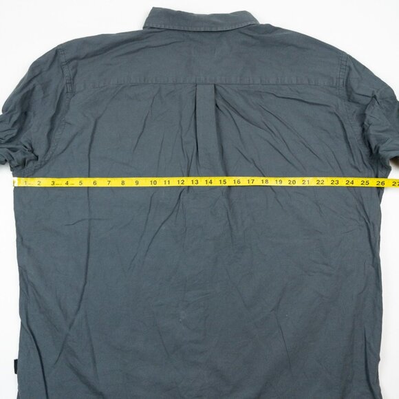 Patagonia Long Sleeve Pima Cotton Shirt Men's XL Gray Outdoor Button-Up 53838 - Picture 12 of 15
